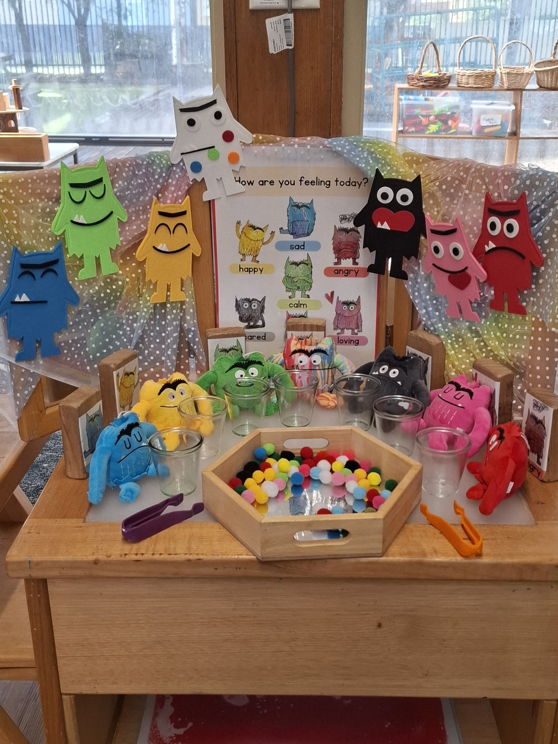 Colour monsters display